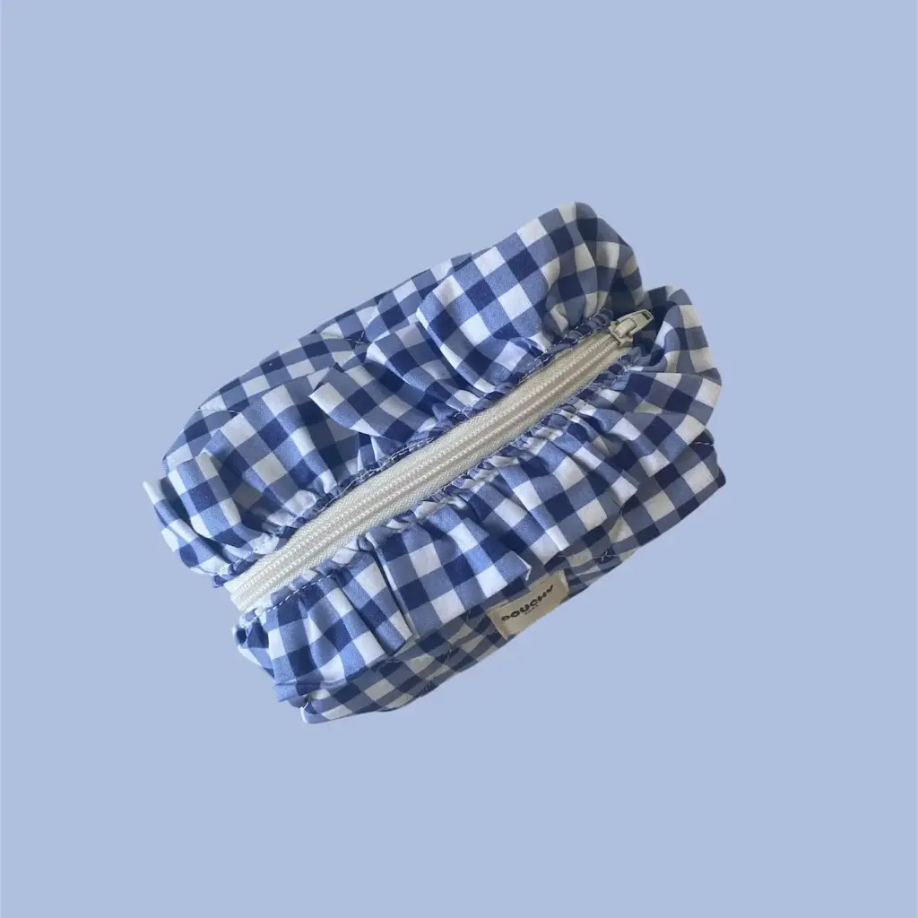 Checkmate Blue Pouch